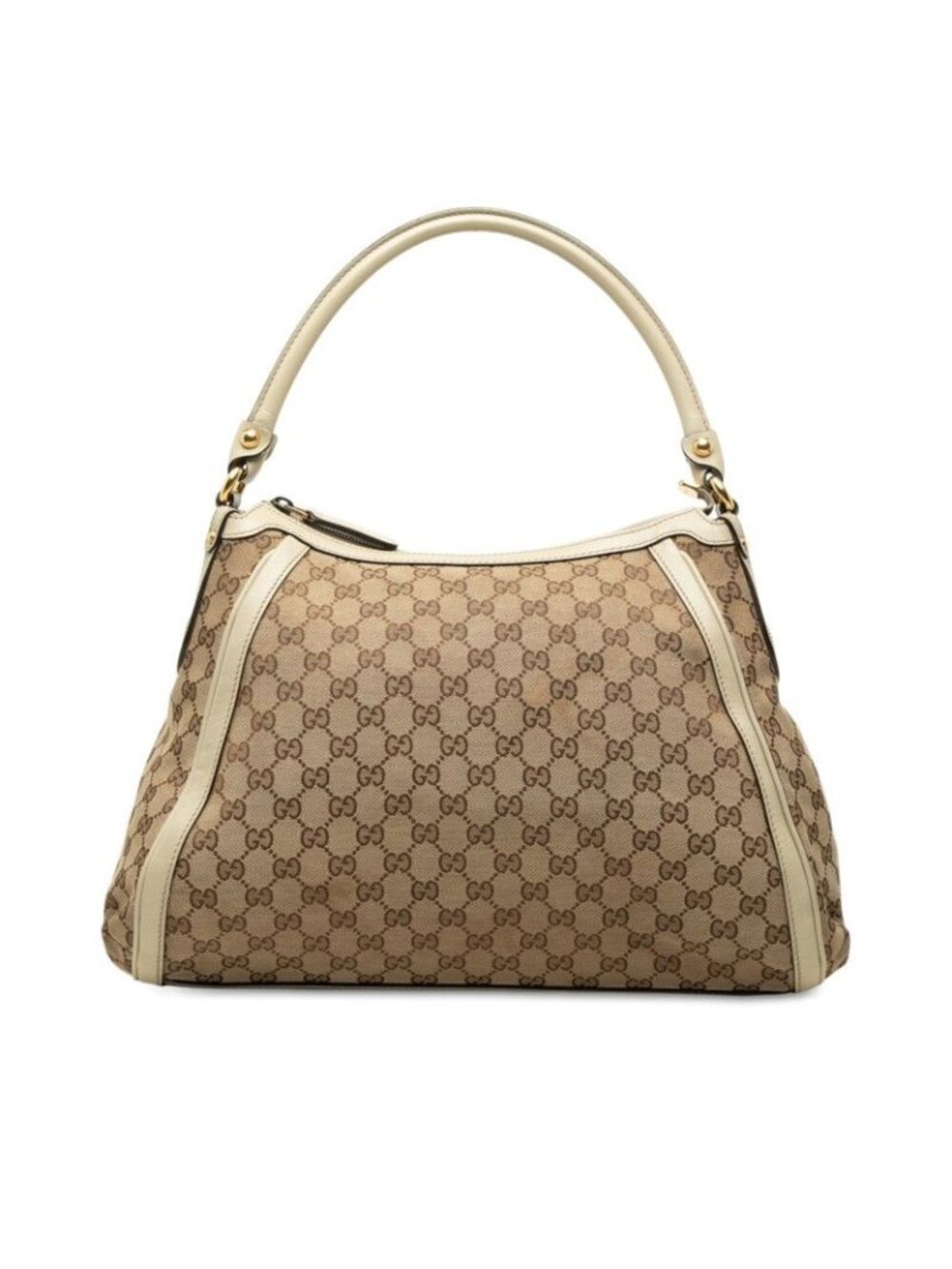 Gucci GG Canvas Bag Handbag Beige Ivory